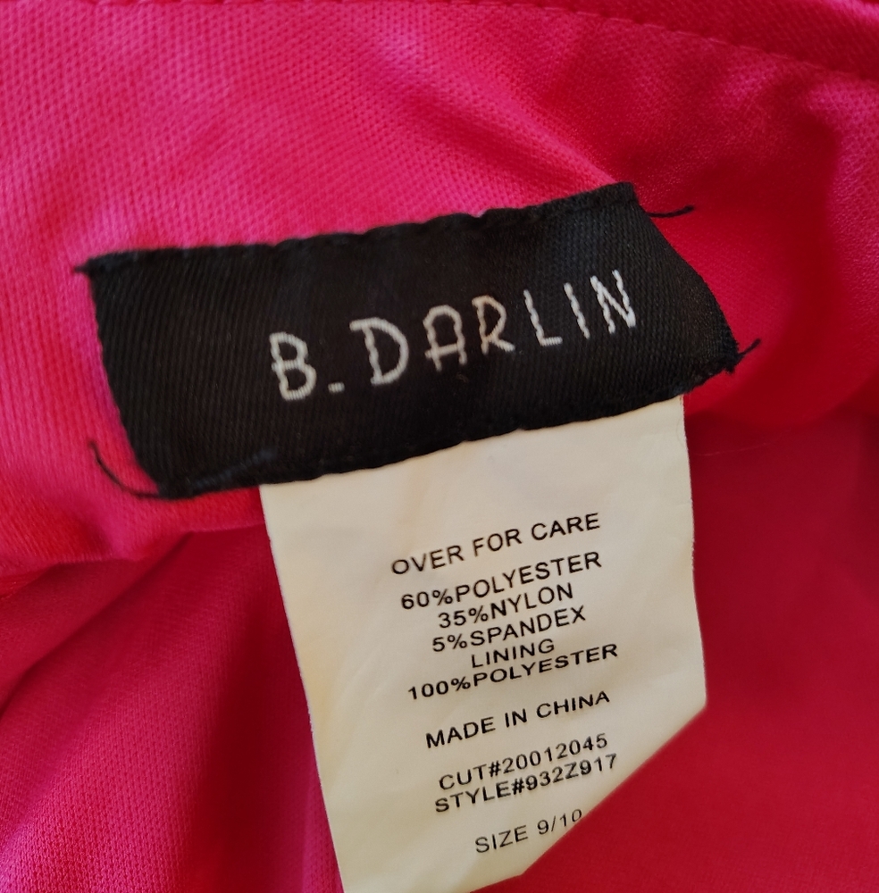 🆕⭐ B. Darlin Hot Pink Formal Party Dress - Picture 9 of 13